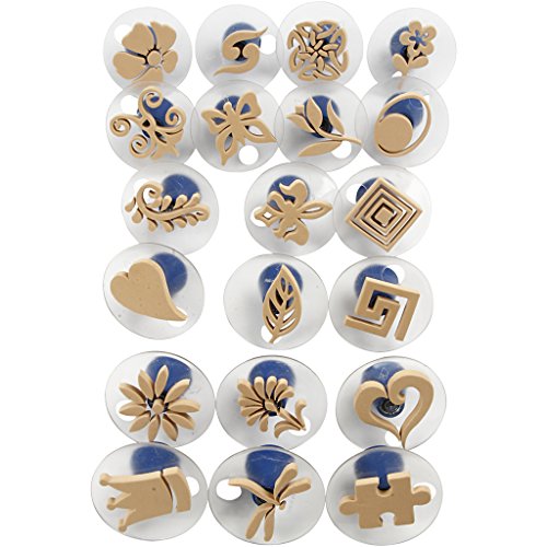 Schaumstoffstempel mit Griff, Größe 3-6 cm, 20 Stück Schaumstoffstempel mit Griff, Größe 3-6 cm, 20 Stück von Creativ