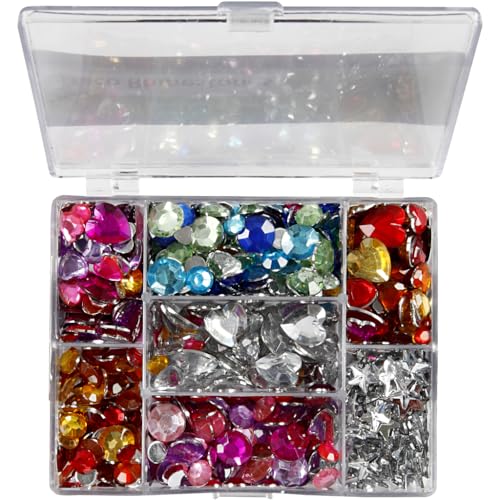 Schmuck in Präsentationsbox, Durchmesser: 6+7+9+10+11+12+14+16 mm, Außenmaß 16,4x9,2x1,5 cm, Blau, Silber, Rosa, Kreise, Sterne und Herzen, 300 g Schmuck in Präsentationsbox, Durchmesser: 6+7+9+10+11+12+14+16 mm, Außenmaß 16,4x9,2x1,5 cm, Blau, Silber, Rosa, Kreise, Sterne und Herzen, 300 g von Creativ