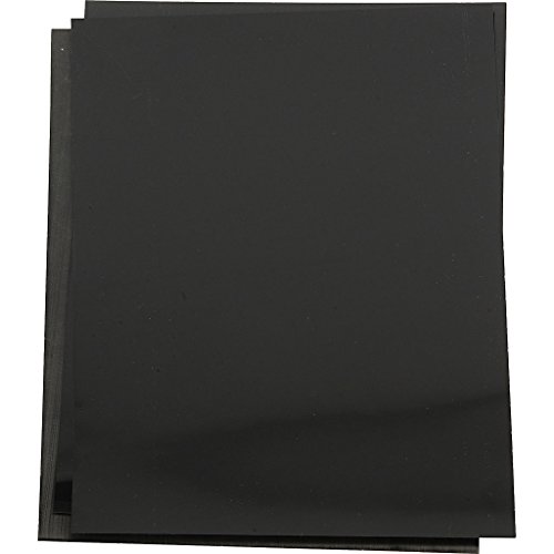 Schrumpffolien, Blech 20x30 cm, matt, schwarz, 10 Blatt von Creativ