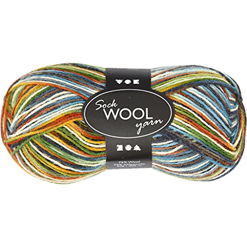 Sockenwolle, L: 200 m, multi color harmony, 50 g von Creativ