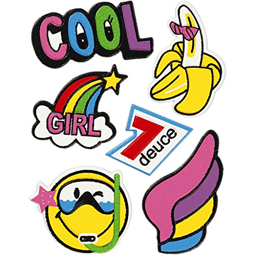 Softsticker, Bogen 12,2x17,75 cm, Cool Girl, 1 Blatt von Creativ