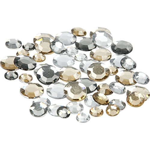 Strasssteine, Größe 6+9+12 mm, Silbertöne, rund, 360sort. Strasssteine, Größe 6+9+12 mm, Silbertöne, rund, 360sort. von Creativ