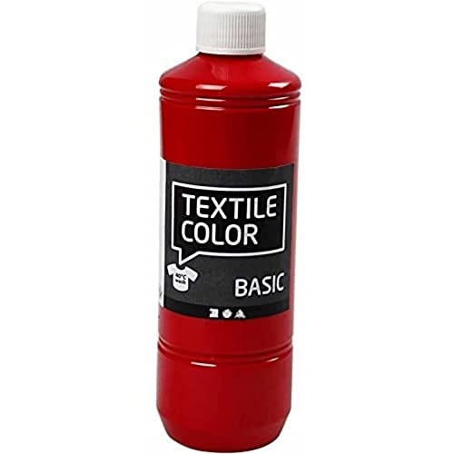 Textilfarbe, rot, 500 ml von Creativ