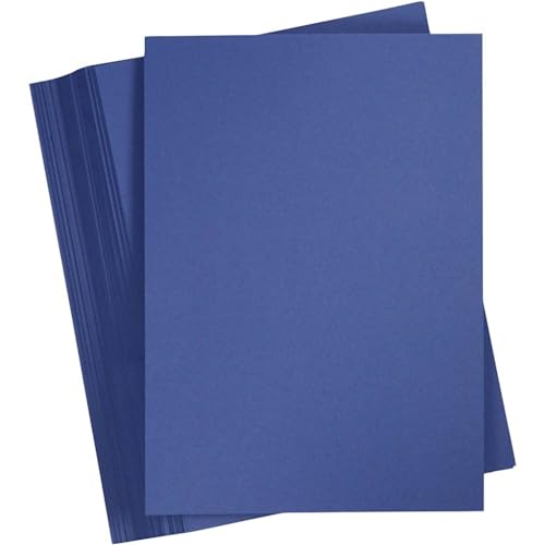 Tonkarton, A4, 210x297 mm, 180 g, nachtblau, 100 Blatt von Creativ