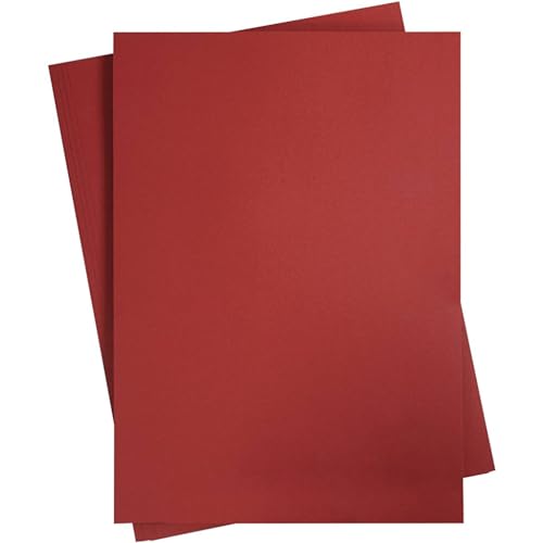 Tonkarton A2 420x600mm 180g bordeaux 10Blatt von Creativ