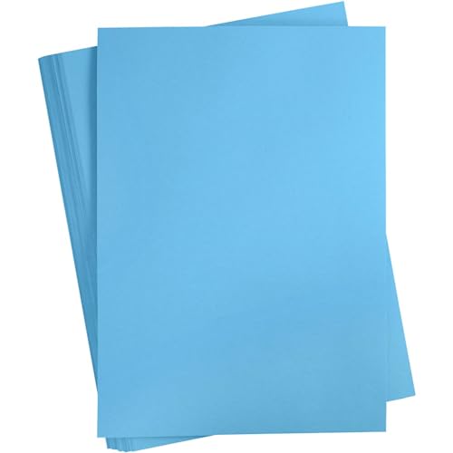 Tonkarton A2 420x600mm 180g transparent blau 100Blatt von Creativ