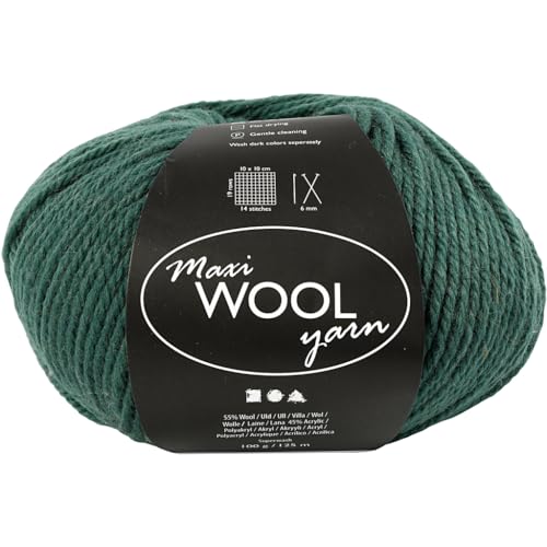 Wolle,Grün,L:125m,100g/1Knäuel Wolle,Grün,L:125m,100g/1Knäuel von Creativ
