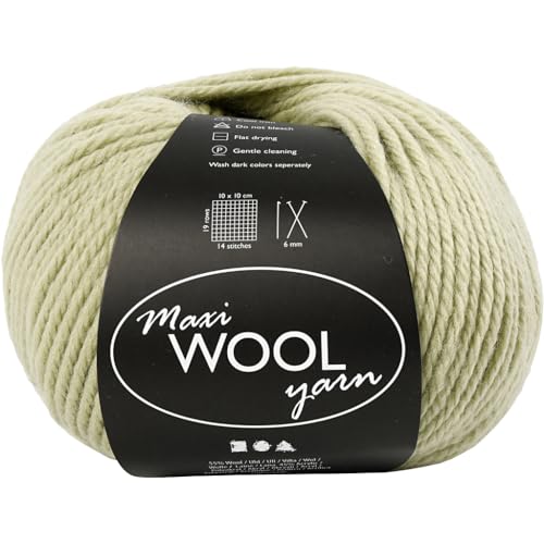 Wolle,Hellgrün,L:125m,100g/1Knäuel von Creativ