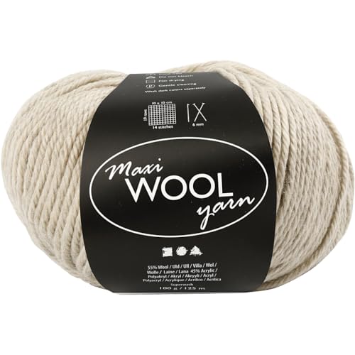 Wolle,SandMelange,L:125m,100g/1Knäuel von Creativ