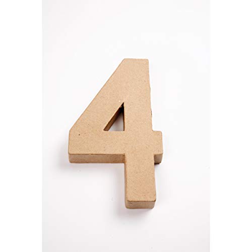 Zahl, groß, H: 20,5 cm, 4, 1 Stck. Zahl, groß, H: 20,5 cm, 4, 1 Stck. von Creativ