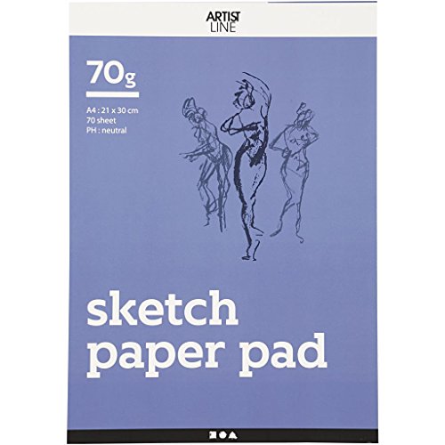 Zeichenpapier Block A4 21x30cm 70cm weiß 70Blatt Zeichenpapier Block A4 21x30cm 70cm weiß 70Blatt von Creativ
