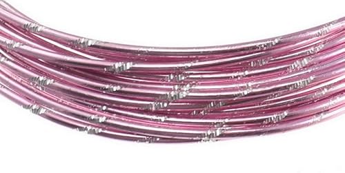 Aluminium Draht, diamond cut, 2mm, 5,00 m, light rose Aluminium Draht, diamond cut, 2mm, 5,00 m, light rose von Creative-Beads