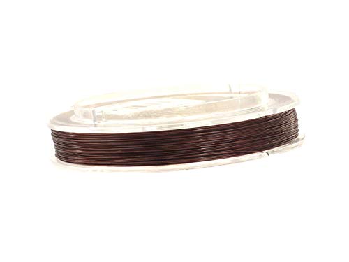 Creative-Beads Edelstahldraht, Stahlseil, 0,5mm, 100m Rolle, Schmuckdraht, Juwelierdraht für Kette, Armband, nylon ummantelt 100m light braun Creative-Beads Edelstahldraht, Stahlseil, 0,5mm, 100m Rolle, Schmuckdraht, Juwelierdraht für Kette, Armband, nylon ummantelt 100m light braun von Creative-Beads