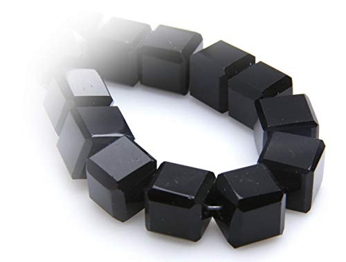 Creative-Beads Glasperle, Schliffperle, Würfel 8mm 40 Perlen jet, zum selber machen von Ohrringe, Armbänder, Kette, basteln, gestalten, dekorieren Creative-Beads Glasperle, Schliffperle, Würfel 8mm 40 Perlen jet, zum selber machen von Ohrringe, Armbänder, Kette, basteln, gestalten, dekorieren von Creative-Beads
