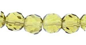 Creative-Beads Glasperle Crystal-Schliffperlen, zum auffädeln, Halsketten, Armband, Ohrringe und Schmuck selbermachen, 12mm Strang, ca. 28 St, khaki von Creative-Beads