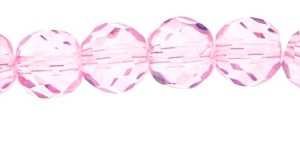 Creative-Beads Glasperle Crystal-Schliffperlen, zum auffädeln, Halsketten, Armband, Ohrringe und Schmuck selbermachen, 12mm Strang, ca. 28 St, rose AB von Creative-Beads