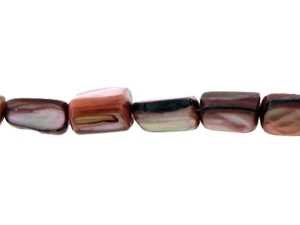 Creative-Beads Perlmutt Perlen nugget 8mm Sonderangebot rosa, Strang 40 cm, zum selber machen von Schmuck, Deko und basteln von Creative-Beads