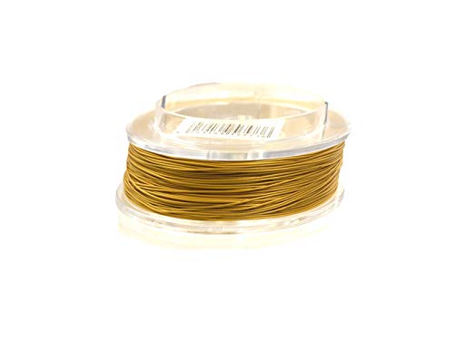 Creative-Beads Schmuckdraht Edelstahldraht, Stahlseil, 0,4mm, für Kette, Armband, nylon ummantelt hautverträglich reißfest, 10m Rolle metallic gold zum Schmuck selbst machen Creative-Beads Schmuckdraht Edelstahldraht, Stahlseil, 0,4mm, für Kette, Armband, nylon ummantelt hautverträglich reißfest, 10m Rolle metallic gold zum Schmuck selbst machen von Creative-Beads