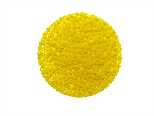 Creative-Beads böhmische Glasperlen, Rocailles 2mm 15g opak gelb um Schmuck, Deko, Armband selber zu machen oder von Creative-Beads