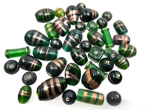 Glasperlen Mix grün, 300g,mind. 80 Perlen, ca.6-16mm, verschiedene Formen und Größen zum auffädeln, basteln, selber machen Glasperlen Mix grün, 300g,mind. 80 Perlen, ca.6-16mm, verschiedene Formen und Größen zum auffädeln, basteln, selber machen von Creative-Beads