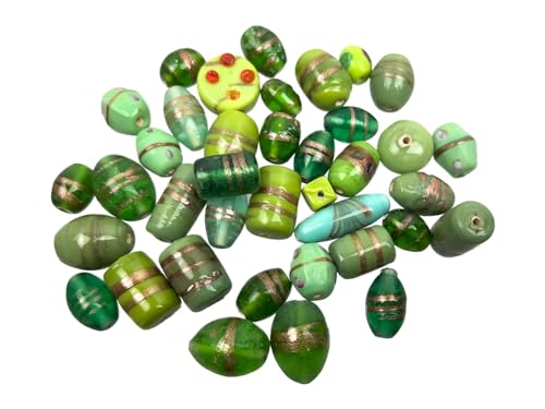 Glasperlen Mix peridot, 300g,mind. 80 Perlen, ca.6-16mm, verschiedene Formen und Größen zum auffädeln, basteln, selber machen Glasperlen Mix peridot, 300g,mind. 80 Perlen, ca.6-16mm, verschiedene Formen und Größen zum auffädeln, basteln, selber machen von Creative-Beads