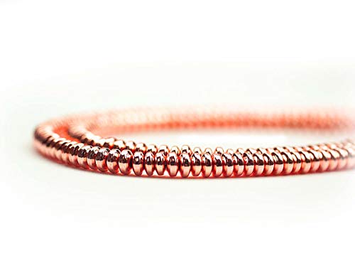Hämatit Edelsteinperlen für Ketten u. Armband selber machen Linse 4mm, rotgold , Strang ca. 180St. von Creative-Beads