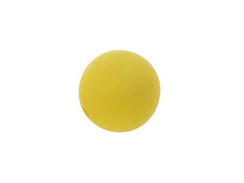 Polarisperlen zum Schmuck selbermachen 20mm matt, 5Stück, gelb von Creative-Beads