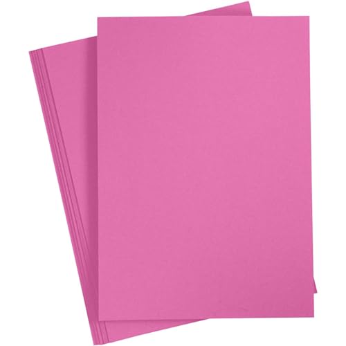 Farbkarton, A4 210x297 mm, 180 g, Pink, 20Bl. von Creative Company