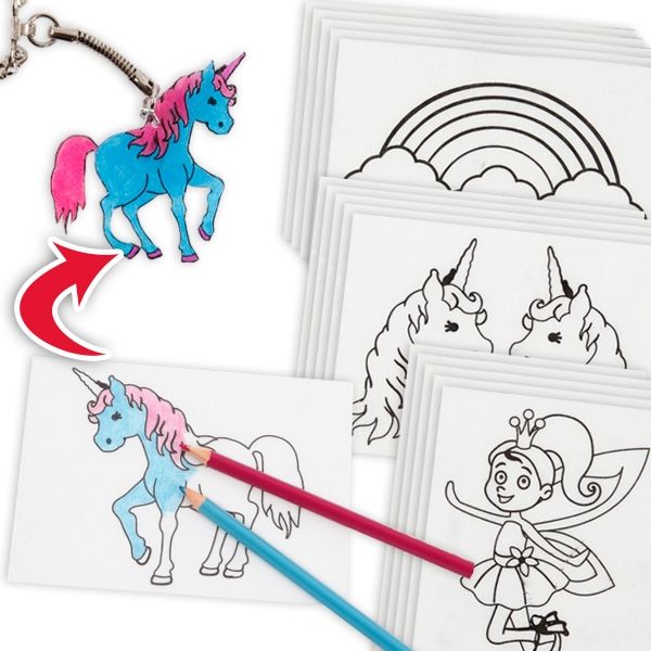 Schrumpffolie Einhorn, Großpack, 10x 4 Blatt Schrumpffolie Einhorn, Großpack, 10x 4 Blatt von Creative Company