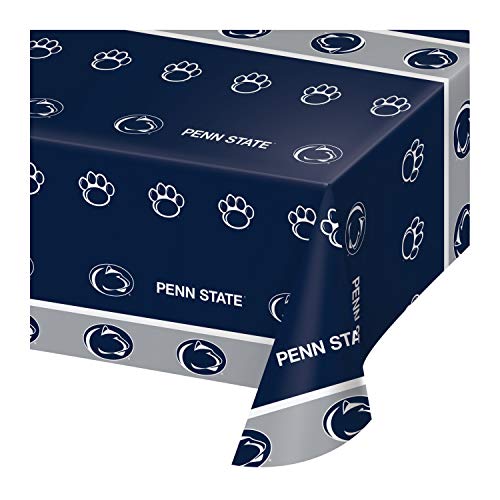 Creative Converting Pappteller, Motiv: Nittany Lions, 8 Stück Pennsylvania State University Trinkhalme, Papier von Creative Converting