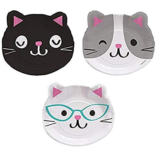 Creative Convertting - Passgenaue Teller 23 cm Katzen-Purrfect Party, mehrfarbig, 8C328704 Creative Convertting - Passgenaue Teller 23 cm Katzen-Purrfect Party, mehrfarbig, 8C328704 von Creative Converting