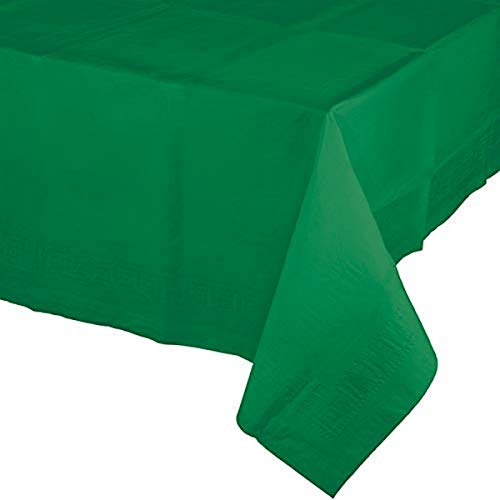 Creative Party Kunststoff-Tischdecke, rechteckig, Smaragdgrün, 1 Stück, Einheitsgröße von Creative Converting