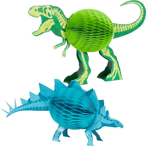 Dino Dig Dinosaurier-Waben-Mittelstücke, 2 Stück von Creative Converting