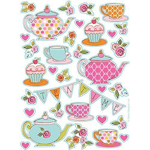 Tea Time Party Stickers (4 sheets) von Creative Converting
