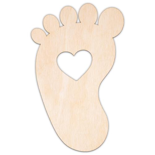 Creative Deco Personalisierte Babyparty Deko aus Sperrholz 3mm | Füßchen | 10-100 cm | Baby Shower Baby Party Dekoration | Lasergeschnittene Sperrholzausschnitte für Decoupage, zum Bemalen Creative Deco Personalisierte Babyparty Deko aus Sperrholz 3mm | Füßchen | 10-100 cm | Baby Shower Baby Party Dekoration | Lasergeschnittene Sperrholzausschnitte für Decoupage, zum Bemalen von Creative Deco