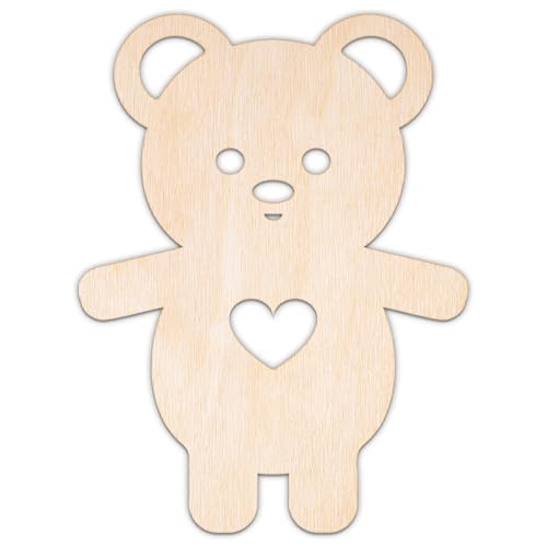 Creative Deco Personalisierte Babyparty Deko aus Sperrholz 3mm | Teddybär | 10-100 cm | Baby Shower Baby Party Dekoration | Lasergeschnittene Sperrholzausschnitte für Decoupage, zum Bemalen Creative Deco Personalisierte Babyparty Deko aus Sperrholz 3mm | Teddybär | 10-100 cm | Baby Shower Baby Party Dekoration | Lasergeschnittene Sperrholzausschnitte für Decoupage, zum Bemalen von Creative Deco