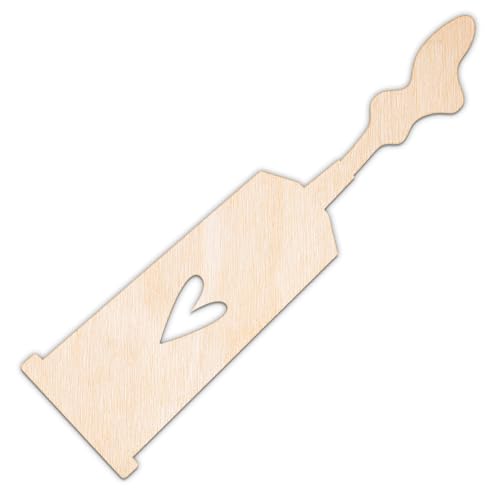 Creative Deco Personalisierte Holzscheiben Anhänger Sperrholz 3mm | Farbtube | 5-100 cm | Holz Wanddeko Kinderzimmer | Lasergeschnittene Sperrholzausschnitte für Decoupage, zum Bemalen, Basteln von Creative Deco