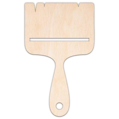 Creative Deco Personalisierte Holzscheiben Anhänger Sperrholz 3mm | Flachpinsel | 5-100 cm | Holz Wanddeko Kinderzimmer | Lasergeschnittene Sperrholzausschnitte für Decoupage, zum Bemalen, Basteln von Creative Deco