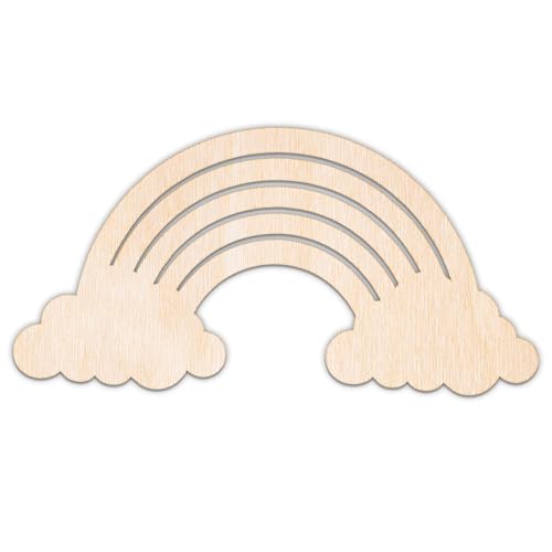Creative Deco Personalisierte Holzscheiben Anhänger Sperrholz 3mm | Regenbogen | 5-100 cm | Wetter Wand Deko Holz | Lasergeschnittene Sperrholzausschnitte für Decoupage, zum Bemalen, Basteln Creative Deco Personalisierte Holzscheiben Anhänger Sperrholz 3mm | Regenbogen | 5-100 cm | Wetter Wand Deko Holz | Lasergeschnittene Sperrholzausschnitte für Decoupage, zum Bemalen, Basteln von Creative Deco