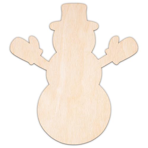Creative Deco Personalisierte Holzscheiben Anhänger Sperrholz 3mm | Schneemann | 5-100 cm | Wetter Wand Deko Holz | Lasergeschnittene Sperrholzausschnitte für Decoupage, zum Bemalen, Basteln Creative Deco Personalisierte Holzscheiben Anhänger Sperrholz 3mm | Schneemann | 5-100 cm | Wetter Wand Deko Holz | Lasergeschnittene Sperrholzausschnitte für Decoupage, zum Bemalen, Basteln von Creative Deco