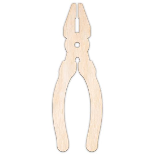 Creative Deco Personalisierte Holzscheiben Anhänger Sperrholz 3mm | Zange | 5-100 cm | Holz Wanddeko Kinderzimmer | Lasergeschnittene Sperrholzausschnitte für Decoupage, zum Bemalen, Basteln von Creative Deco