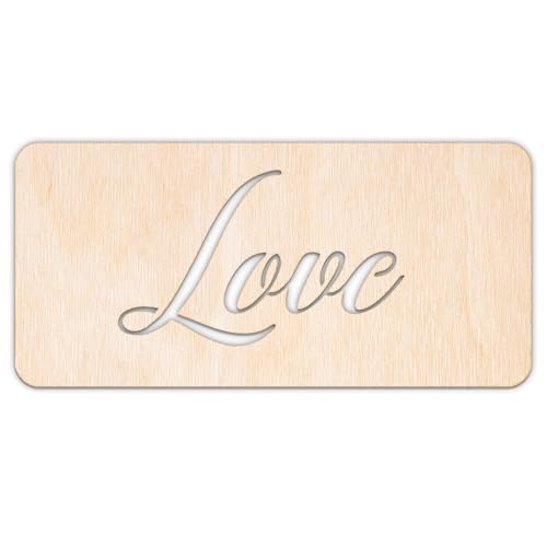 Creative Deco Personalisierte Holzscheiben | Rechteck Love | 5-100 cm | Sperrholz 3 mm | Holzformen Hochzeit | Wanddeko | Hochzeitsdeko Tisch | Lasergeschnittene Sperrholzausschnitte für Decoupage Creative Deco Personalisierte Holzscheiben | Rechteck Love | 5-100 cm | Sperrholz 3 mm | Holzformen Hochzeit | Wanddeko | Hochzeitsdeko Tisch | Lasergeschnittene Sperrholzausschnitte für Decoupage von Creative Deco