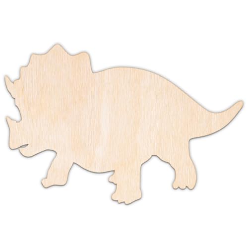 Creative Deco Personalisierte Holztiere aus Sperrholz 3mm | Dinosaurier Holz Triceratops | 5-100 cm | Tiere Tierfiguren | Wanddeko Kinderzimmer | Lasergeschnittene Sperrholzausschnitte zum Bemalen Creative Deco Personalisierte Holztiere aus Sperrholz 3mm | Dinosaurier Holz Triceratops | 5-100 cm | Tiere Tierfiguren | Wanddeko Kinderzimmer | Lasergeschnittene Sperrholzausschnitte zum Bemalen von Creative Deco