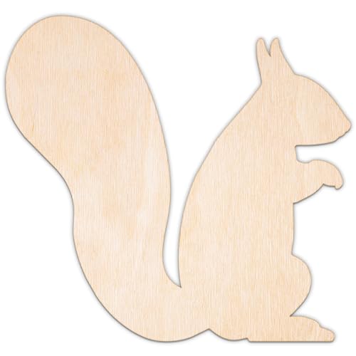 Creative Deco Personalisierte Holztiere aus Sperrholz 3mm | Eichhörnchen | 5-100 cm | Waldtiere Tierfiguren | Wanddeko Kinderzimmer | Lasergeschnittene Sperrholzausschnitte für Decoupage, zum Bemalen Creative Deco Personalisierte Holztiere aus Sperrholz 3mm | Eichhörnchen | 5-100 cm | Waldtiere Tierfiguren | Wanddeko Kinderzimmer | Lasergeschnittene Sperrholzausschnitte für Decoupage, zum Bemalen von Creative Deco