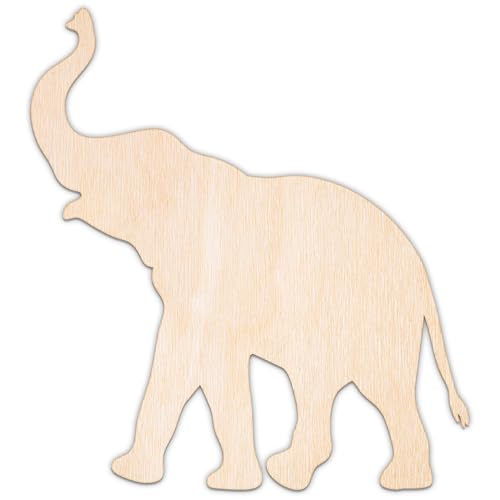 Creative Deco Personalisierte Holztiere aus Sperrholz 3mm | Elefant | 5-100 cm | Zootiere Tierfiguren | Wanddeko Kinderzimmer | Lasergeschnittene Sperrholzausschnitte für Decoupage, zum Bemalen Creative Deco Personalisierte Holztiere aus Sperrholz 3mm | Elefant | 5-100 cm | Zootiere Tierfiguren | Wanddeko Kinderzimmer | Lasergeschnittene Sperrholzausschnitte für Decoupage, zum Bemalen von Creative Deco