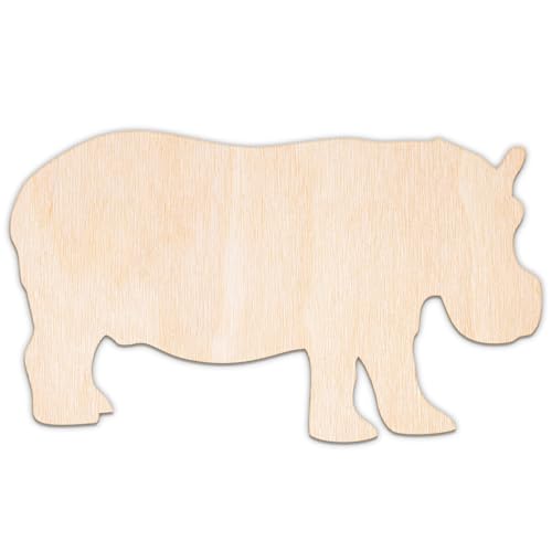 Creative Deco Personalisierte Holztiere aus Sperrholz 3mm | Flusspferd | 5-100 cm | Zootiere Tierfiguren | Wanddeko Kinderzimmer | Lasergeschnittene Sperrholzausschnitte für Decoupage, zum Bemalen Creative Deco Personalisierte Holztiere aus Sperrholz 3mm | Flusspferd | 5-100 cm | Zootiere Tierfiguren | Wanddeko Kinderzimmer | Lasergeschnittene Sperrholzausschnitte für Decoupage, zum Bemalen von Creative Deco