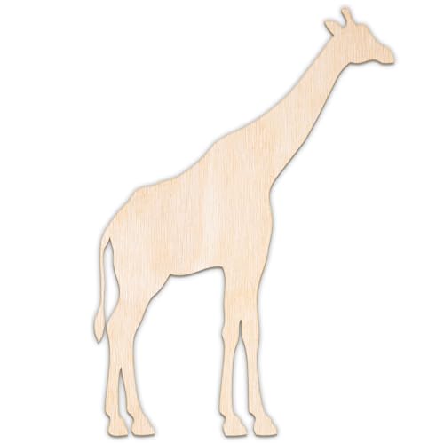 Creative Deco Personalisierte Holztiere aus Sperrholz 3mm | Giraffe | 5-100 cm | Zootiere Tierfiguren | Wanddeko Kinderzimmer | Lasergeschnittene Sperrholzausschnitte für Decoupage, zum Bemalen Creative Deco Personalisierte Holztiere aus Sperrholz 3mm | Giraffe | 5-100 cm | Zootiere Tierfiguren | Wanddeko Kinderzimmer | Lasergeschnittene Sperrholzausschnitte für Decoupage, zum Bemalen von Creative Deco