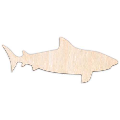 Creative Deco Personalisierte Holztiere aus Sperrholz 3mm | Hai | 5-100 cm | Zootiere Tierfiguren | Wanddeko Kinderzimmer | Lasergeschnittene Sperrholzausschnitte für Decoupage, zum Bemalen Creative Deco Personalisierte Holztiere aus Sperrholz 3mm | Hai | 5-100 cm | Zootiere Tierfiguren | Wanddeko Kinderzimmer | Lasergeschnittene Sperrholzausschnitte für Decoupage, zum Bemalen von Creative Deco