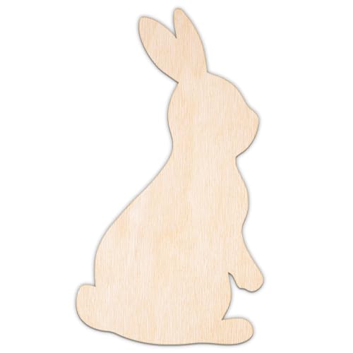 Creative Deco Personalisierte Holztiere aus Sperrholz 3mm | Hase | 5-100 cm | Bauernhoftiere Tierfiguren zum Bemalen | Wanddeko Kinderzimmer | Lasergeschnittene Sperrholzausschnitte für Decoupage Creative Deco Personalisierte Holztiere aus Sperrholz 3mm | Hase | 5-100 cm | Bauernhoftiere Tierfiguren zum Bemalen | Wanddeko Kinderzimmer | Lasergeschnittene Sperrholzausschnitte für Decoupage von Creative Deco