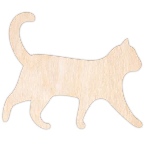 Creative Deco Personalisierte Holztiere aus Sperrholz 3mm | Katze | 5-100 cm | Haustiere Tierfiguren | Wanddeko Kinderzimmer | Lasergeschnittene Sperrholzausschnitte für Decoupage, zum Bemalen Creative Deco Personalisierte Holztiere aus Sperrholz 3mm | Katze | 5-100 cm | Haustiere Tierfiguren | Wanddeko Kinderzimmer | Lasergeschnittene Sperrholzausschnitte für Decoupage, zum Bemalen von Creative Deco